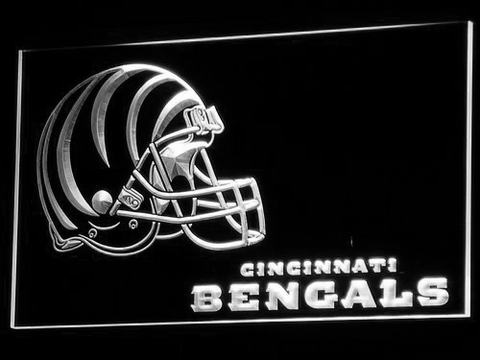 Cincinnati Bengals Helmet LED Neon Sign